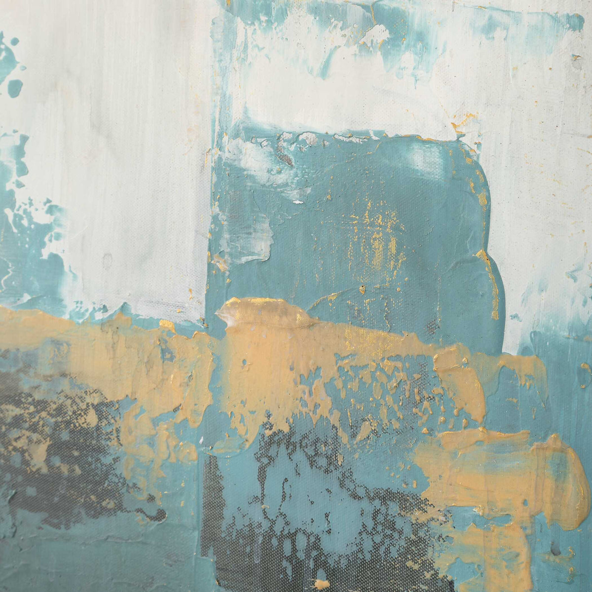 Eastside Abstract Coastal Art Black / Blue / Brown / Gray / Orange / Pink - Blue / Gray by Uttermost - View 5