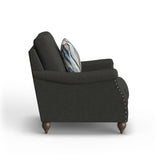 Veda Fabric Chair With Nailhead Trim | Flexsteel