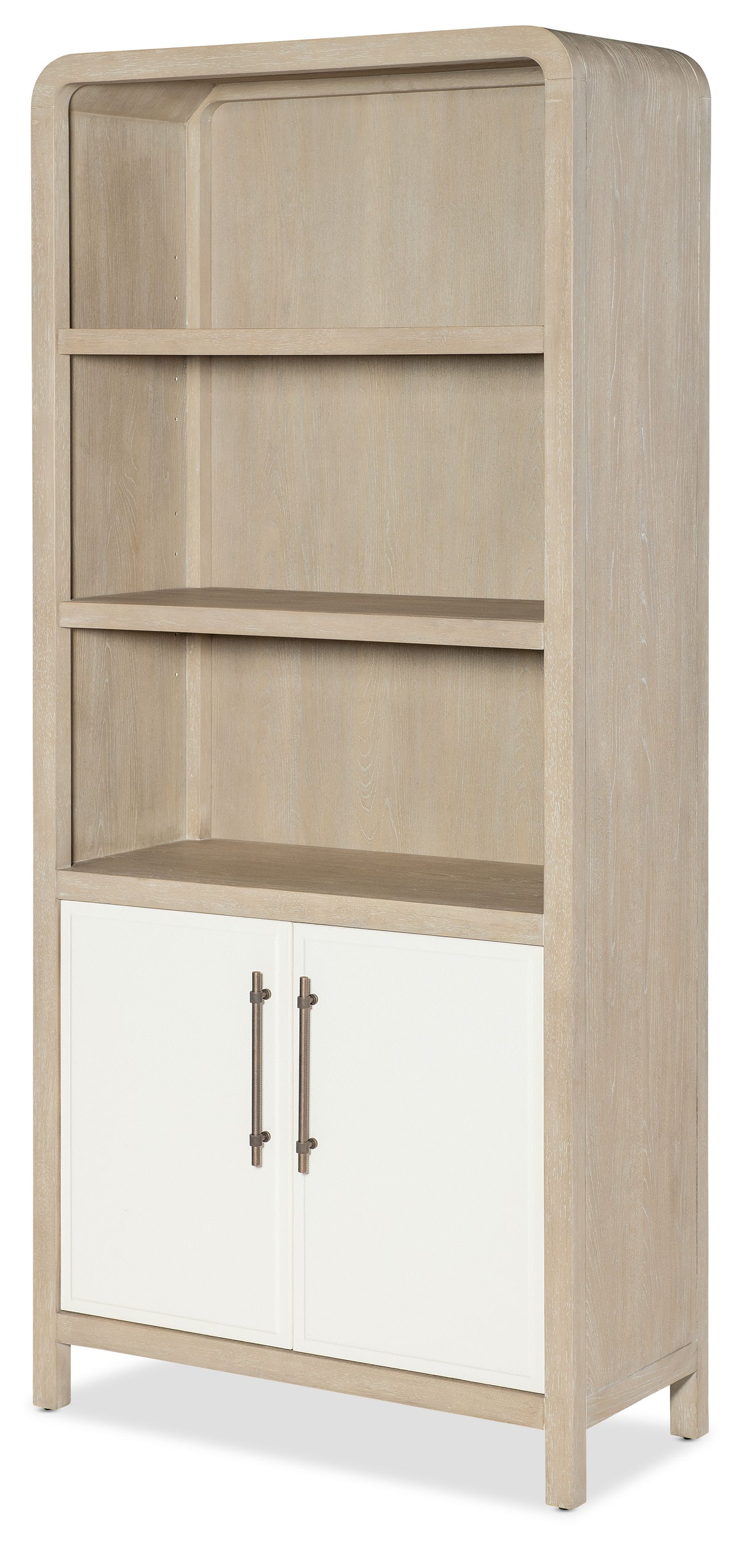 Wood Bookcase - Light Brown / White by Hooker Furniture - View 6