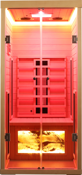 One person hemlock sauna