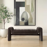 Manson Modern Bench Charcoal - Dark Gray by Uttermost - View 2