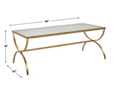 Crescent Coffee Table - Gold by Uttermost - View 7