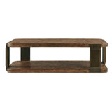 Vance Coffee Table Mappa Burl - Dark Brown by Uttermost - View 1