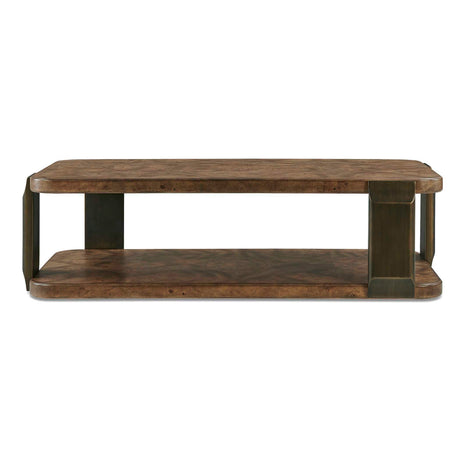 Vance Coffee Table Mappa Burl - Dark Brown by Uttermost - View 1