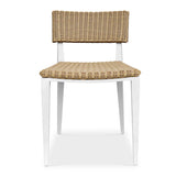 Calbas Outdoor Dining Chair White / Woodtone - White / Light Brown by Uttermost - View 1