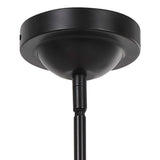 Clayton 6 Light Linear Chandelier - Black by Uttermost - View 5