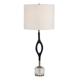 Maryam Cordless Led Buffet Lamp Black / Bronze - Black / White by Uttermost - View 5