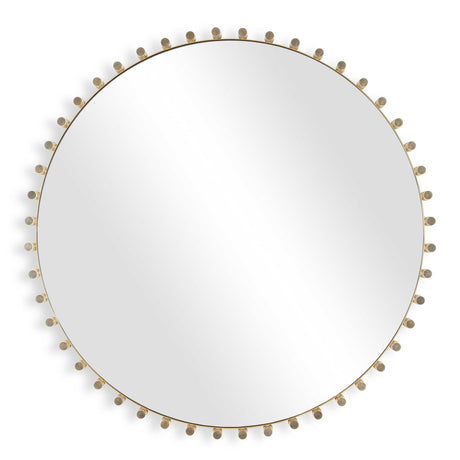 Avelyne Round Mirror - Gold by Uttermost - View 1