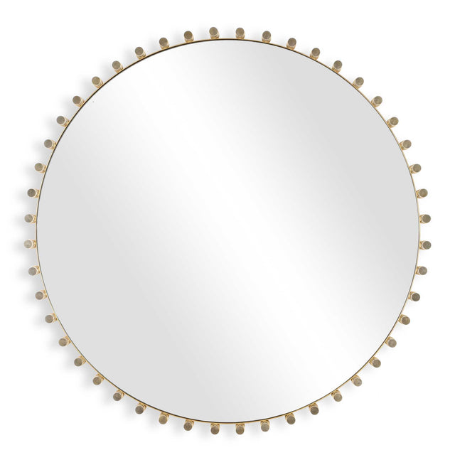 Avelyne Round Mirror - Gold by Uttermost - View 1