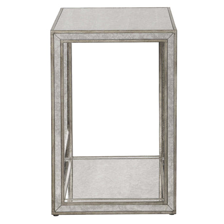 Julie Mirrored End Table - Silver by Uttermost - View 3