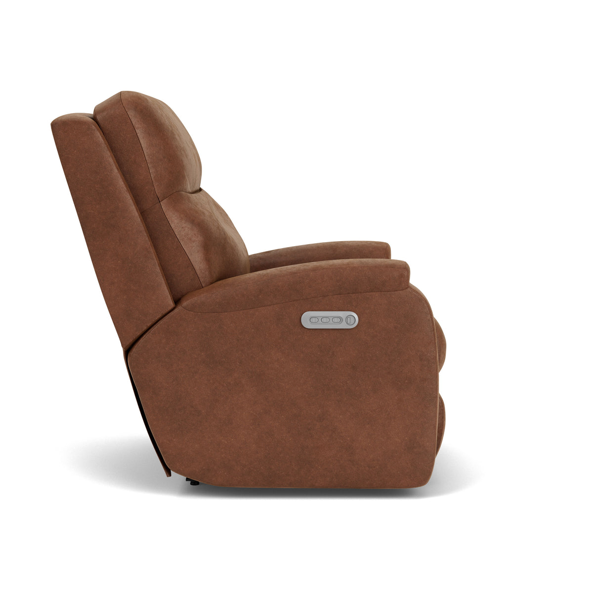 Penn Transitional Fabric Power Rocking Recliner With Power Headrest & Lumbar | Flexsteel