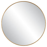 Junius Large Round Mirror - Gold / Silver by Uttermost - View 1