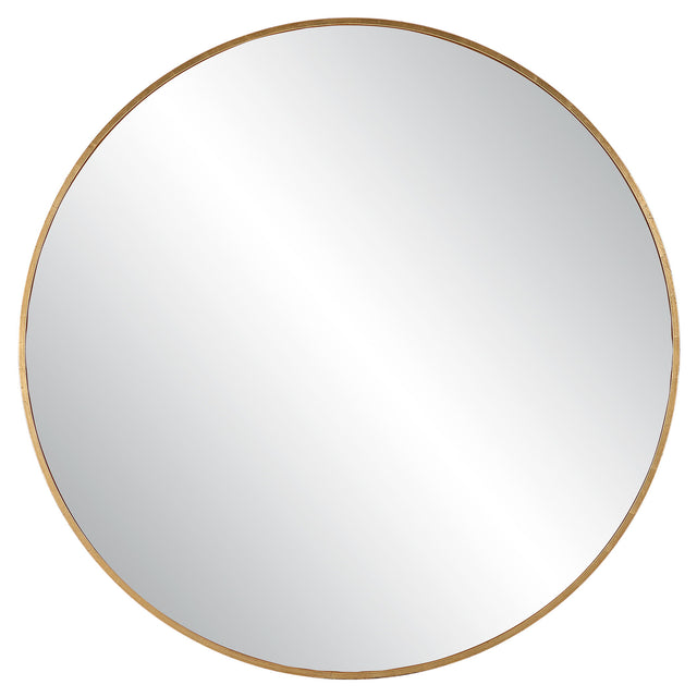 Junius Large Round Mirror - Gold / Silver by Uttermost - View 1