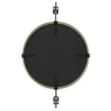 Guardrail Round Mirror - Gold by Uttermost - View 7