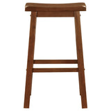 Bar Stool - Durant Wooden Bar Stools Chestnut (Set of 2)