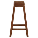 Bar Stool - Durant Wooden Bar Stools Chestnut (Set of 2)