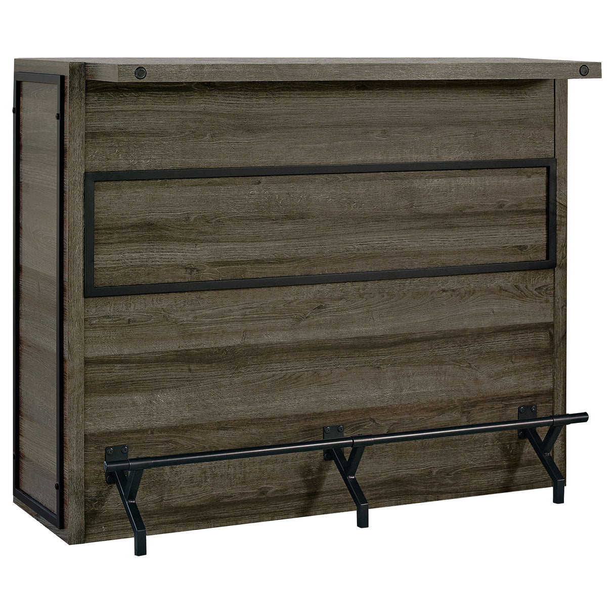 Home Bar - Joe 5-shelf Bar Unit Aged Oak