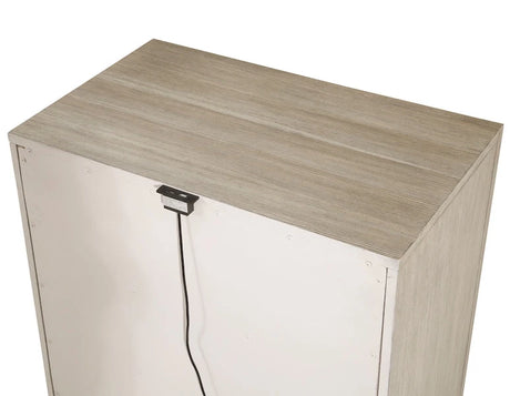 McKewen Light Gray Ash Veneer Platform Bedroom Set with Storage – Homelegance - sold by Home Elegance USA