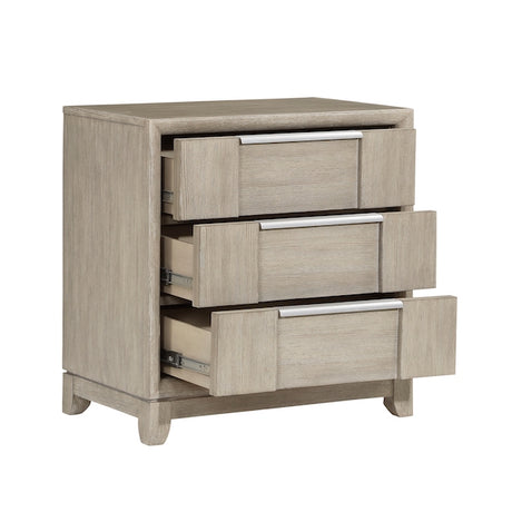 McKewen Light Gray Ash Veneer Platform Bedroom Set with Storage – Homelegance - sold by Home Elegance USA