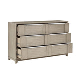 McKewen Light Gray Ash Veneer Platform Bedroom Set with Storage – Homelegance