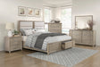 McKewen Light Gray Ash Veneer Platform Bedroom Set with Storage – Homelegance - sold by Home Elegance USA