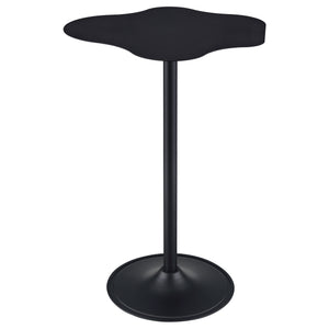 Bar Table - Keanu Pedestal Cloud-Shaped Top Bar Table Black