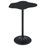 Bar Table - Keanu Pedestal Cloud-Shaped Top Bar Table Black