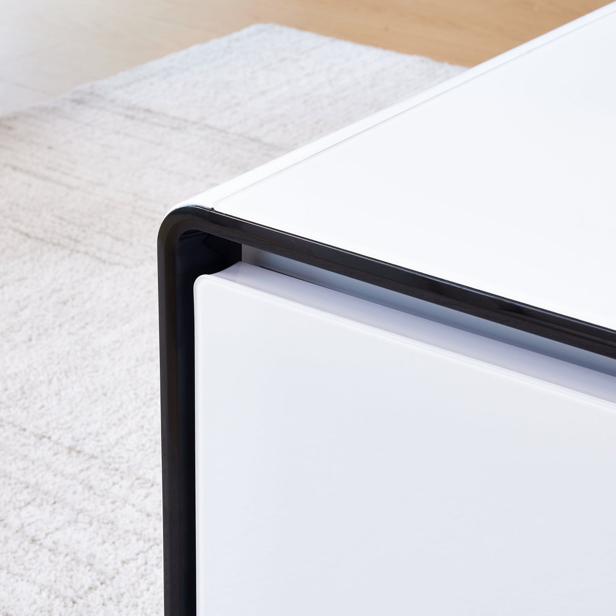 Smart Table Fridge, Multifunctional Coffee Table with Cooler and Frozen - Home Elegance USA