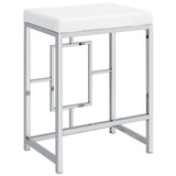 Jackson 5 - piece Multipurpose Counter Height Table Set White and Chrome | Coaster | Home Elegance USA