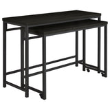 Hawes 4 - piece Multipurpose Counter Height Table Set Black | Coaster | Home Elegance USA