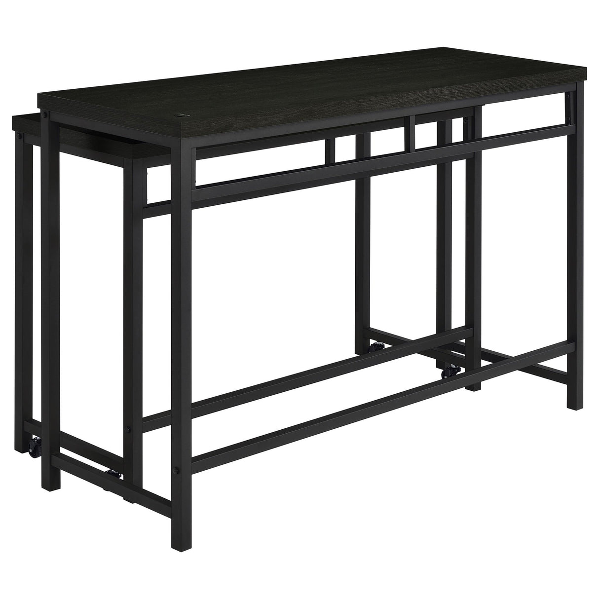 Hawes 4 - piece Multipurpose Counter Height Table Set Black | Coaster | Home Elegance USA