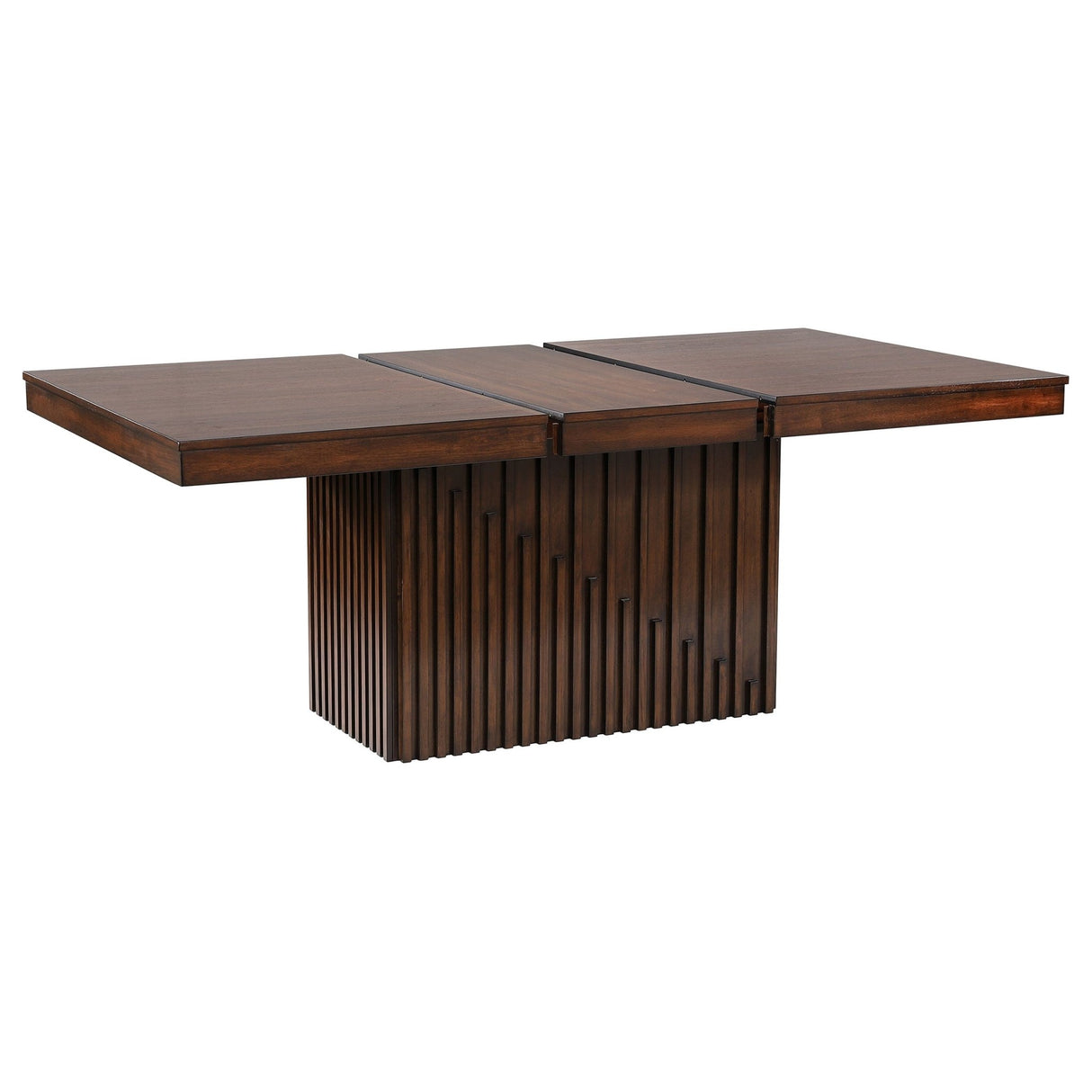 Briarwood Rectangular Dining Table with 18" Removable Extension Leaf Mango Oak | Coaster | Home Elegance USA