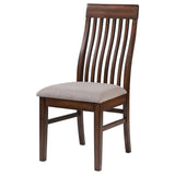 Briarwood Slat Back Dining Side Chair Mango Oak and Brown (Set of 2) | Coaster | Home Elegance USA