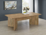 Dining Table - Jamestown Rectangular Engineered Wood Dining Table with Decorative Laminate Mango Brown