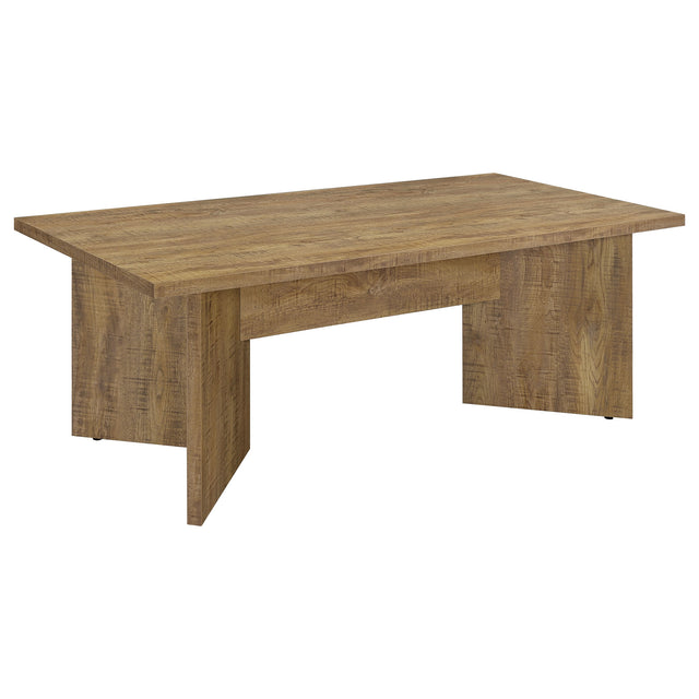 Dining Table - Jamestown Rectangular Engineered Wood Dining Table with Decorative Laminate Mango Brown