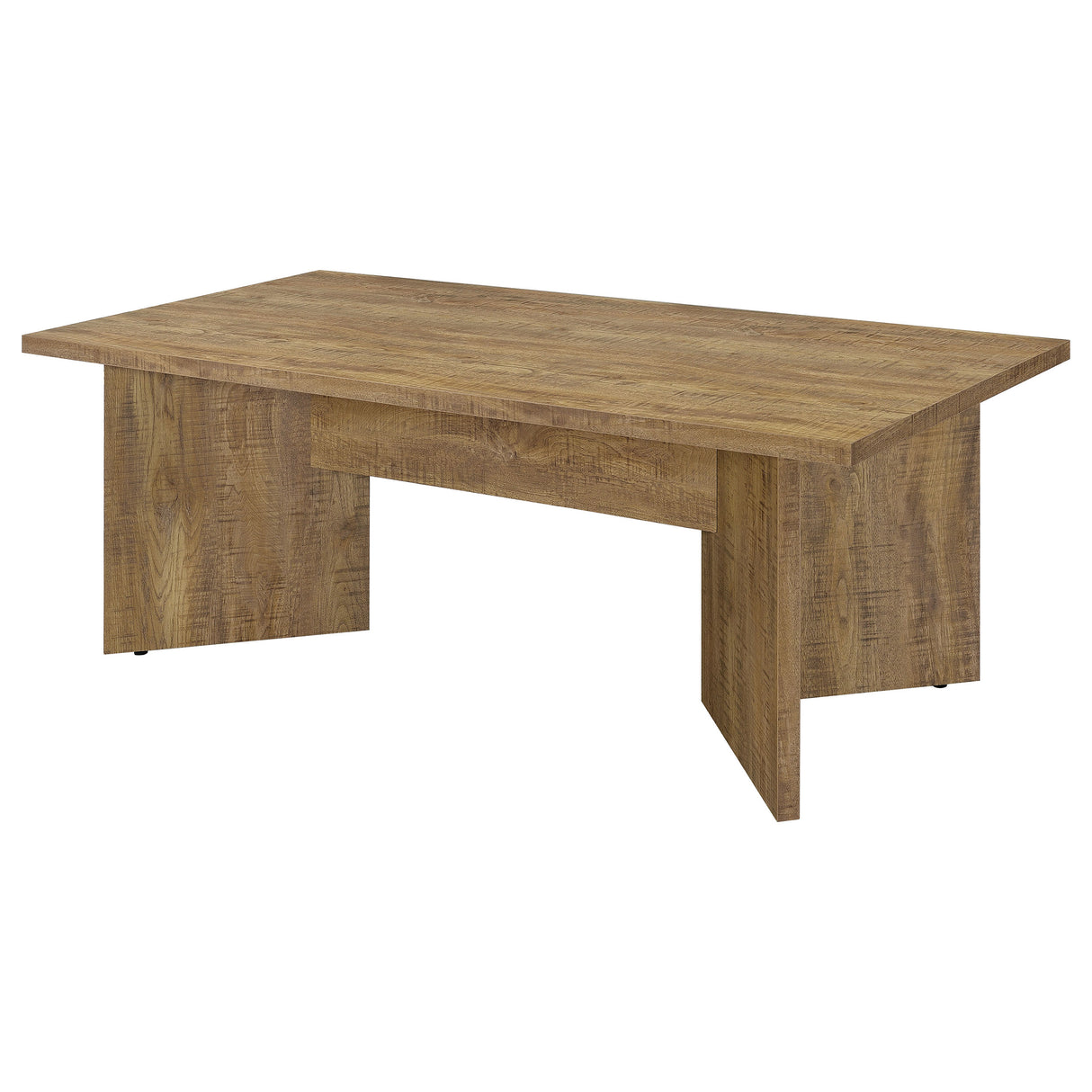 Dining Table - Jamestown Rectangular Engineered Wood Dining Table with Decorative Laminate Mango Brown