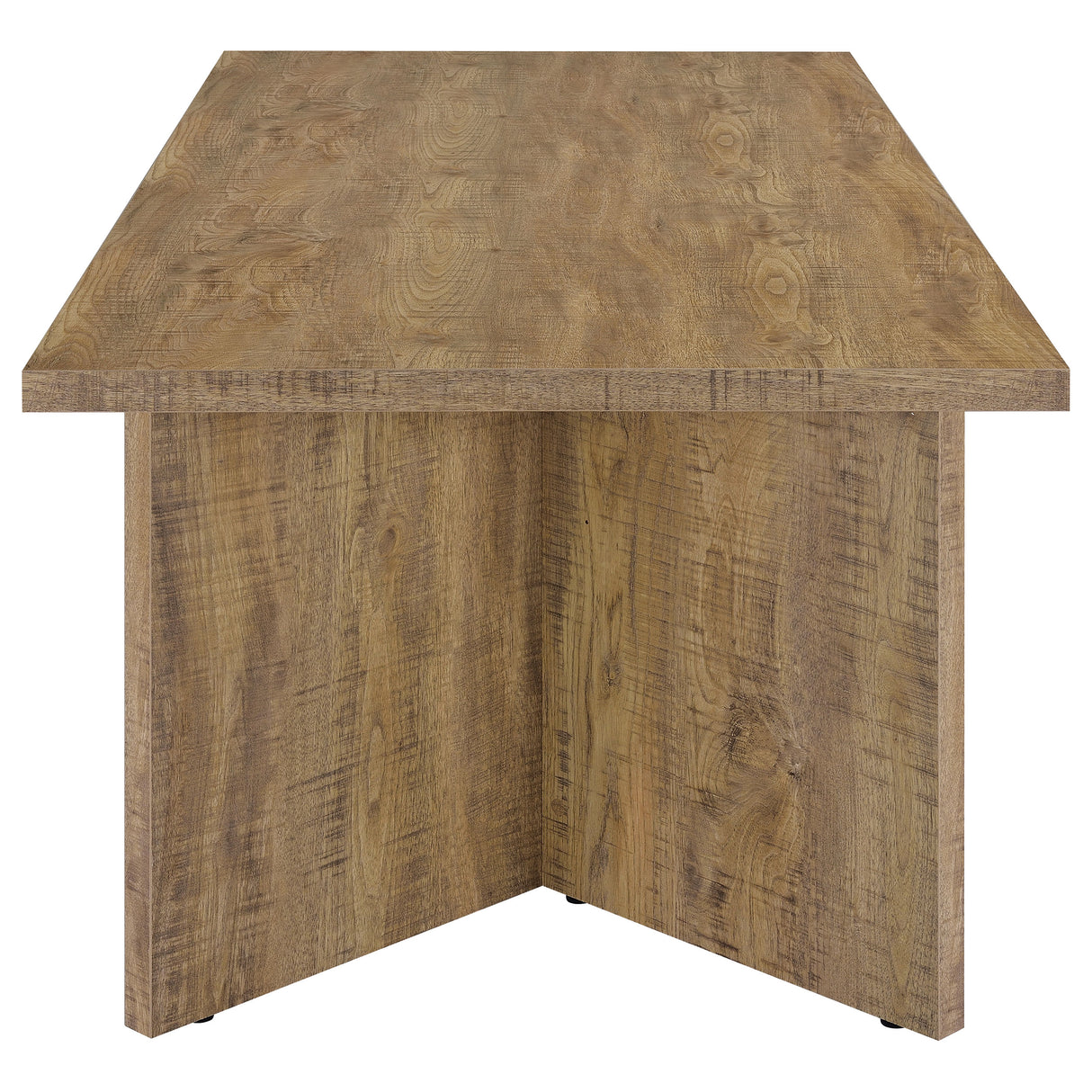 Dining Table - Jamestown Rectangular Engineered Wood Dining Table with Decorative Laminate Mango Brown