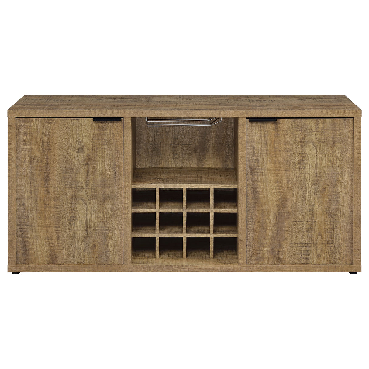 Sideboard - Jamestown 2-door Dining Sideboard Buffet with Wine Storage Mango Brown