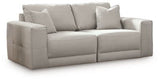 Ashley Gray Next - Gen Gaucho 18304S3 2 - Piece Sectional Loveseat - Microfiber | Home Elegance USA