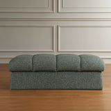 Harlem Bench Moss Green / Lake Blue - Dark Green by Uttermost - View 4