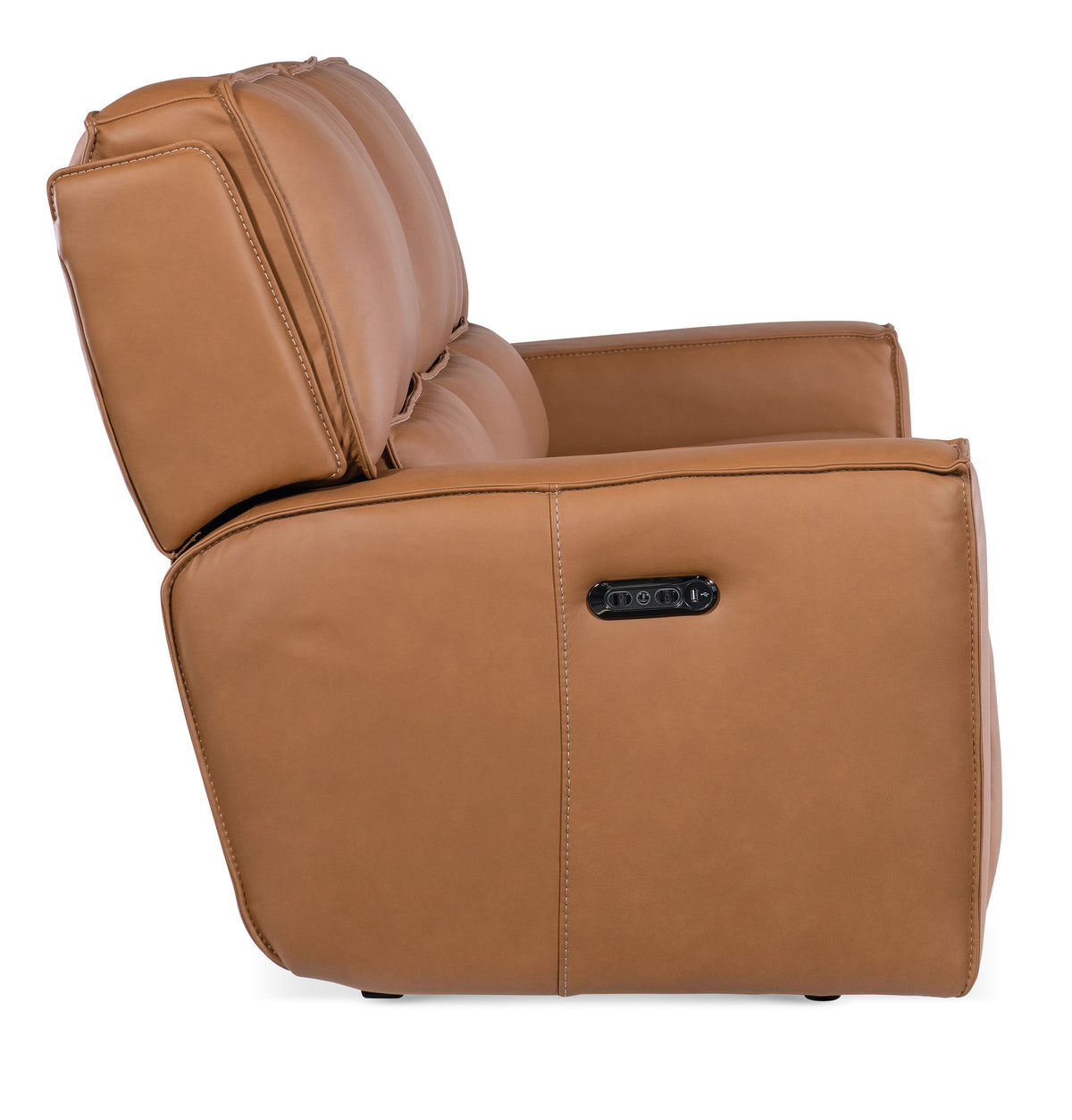 Miles Zero Gravity Power Sofa With Power Headrest - Light Brown by Hooker Furniture - View 6