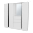 Minden Armoire, Bedroom, White - sold by Home Elegance USA