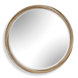 Landry Round Mirror Light Wood - Light Brown by Uttermost - View 1