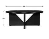 Nadette Coffee Table Espresso - Black by Uttermost - View 5