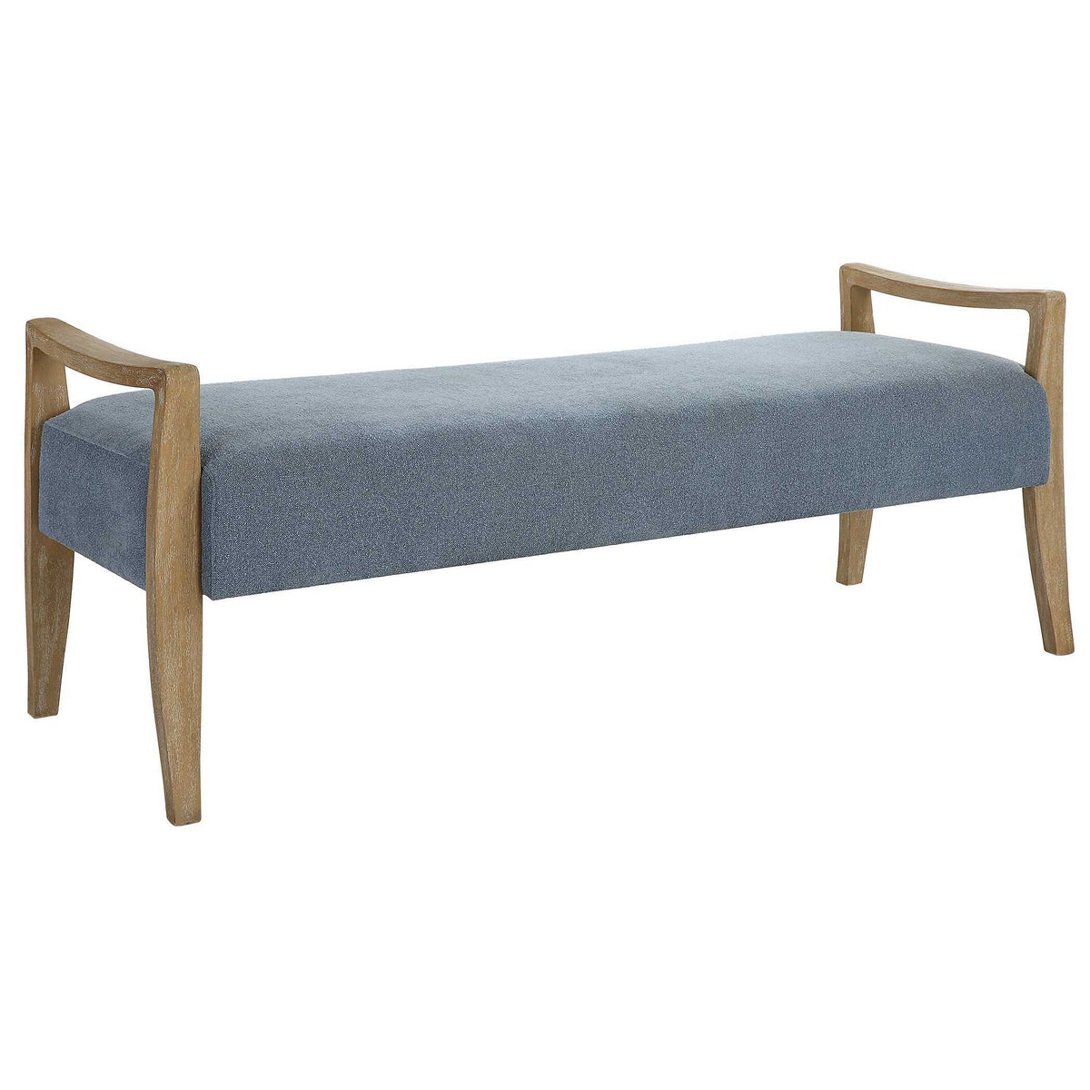 Daylight Bench - Blue by Uttermost - View 4
