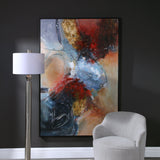 Summer Sunset Abstract Art - Red / Blue by Uttermost - View 2