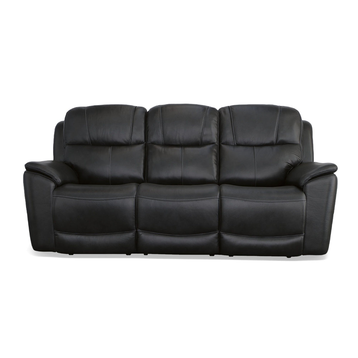 Crew Power Reclining Sofa With Power Headrests & Lumbar - Raven | Flexsteel