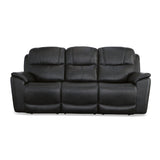 Crew Power Reclining Sofa With Power Headrests & Lumbar - Raven | Flexsteel