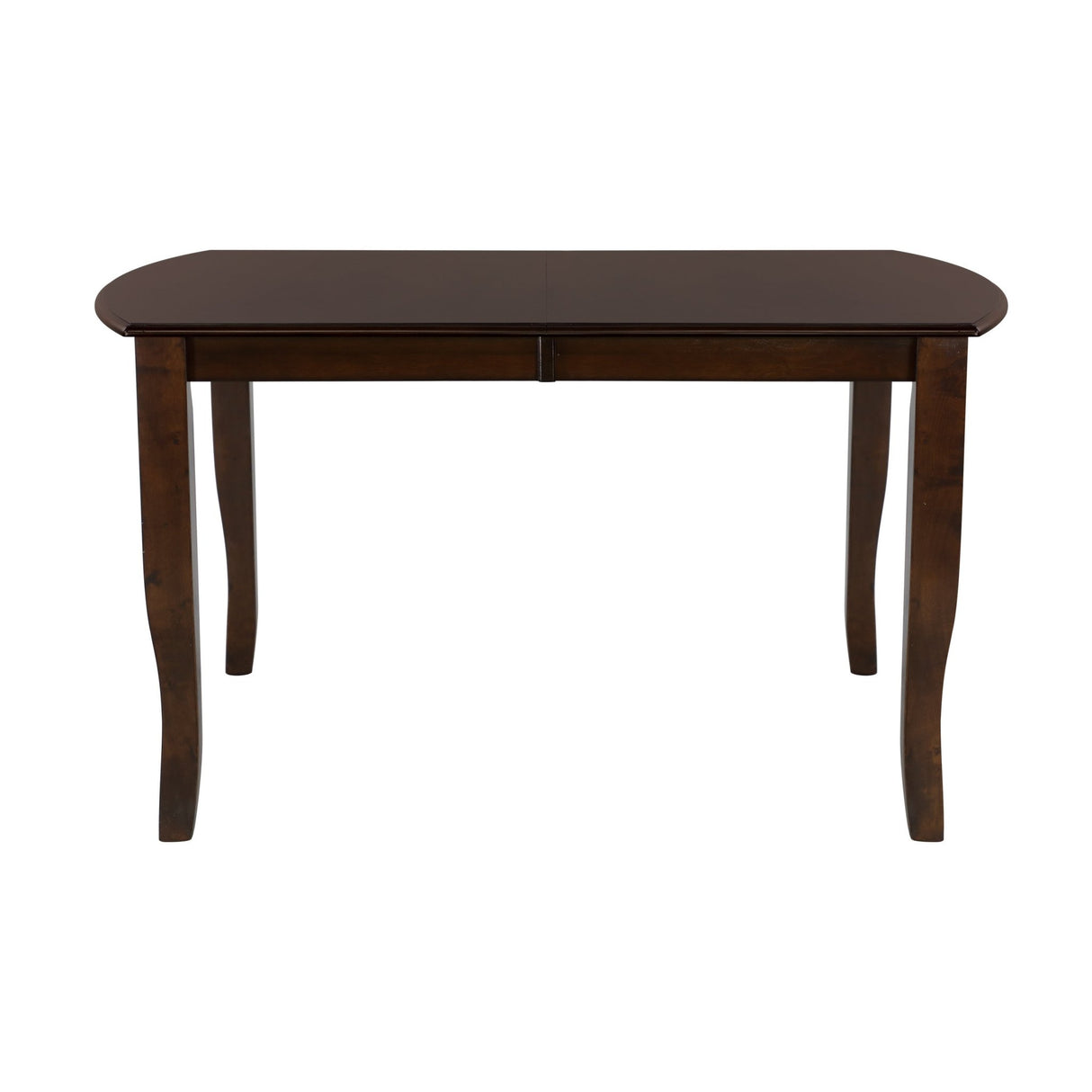 Dark Cherry Finish Simple Design 1pc Dining Table with Separate Extension Leaf Mango Veneer Wood Dining Furniture - B01156366 - Home Elegance USA - 2