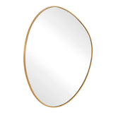 Distort Mirror Antique Brass - Gold by Uttermost - View 4